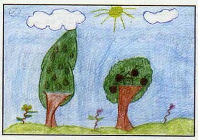 نقاشی کودکانه هوای پاک