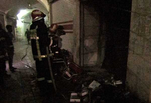 آتش سوزی بازار